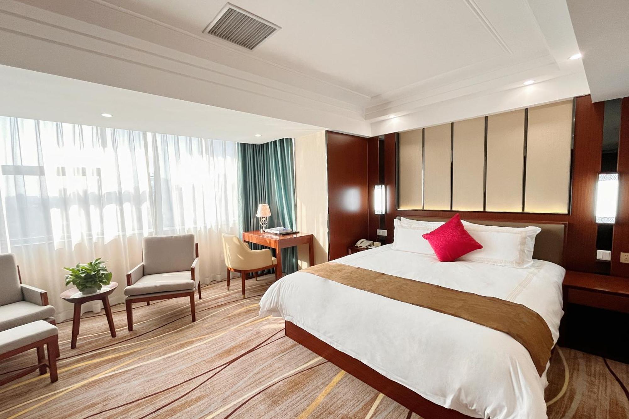 Skyline Plaza Hotel Guangzhou Exterior foto