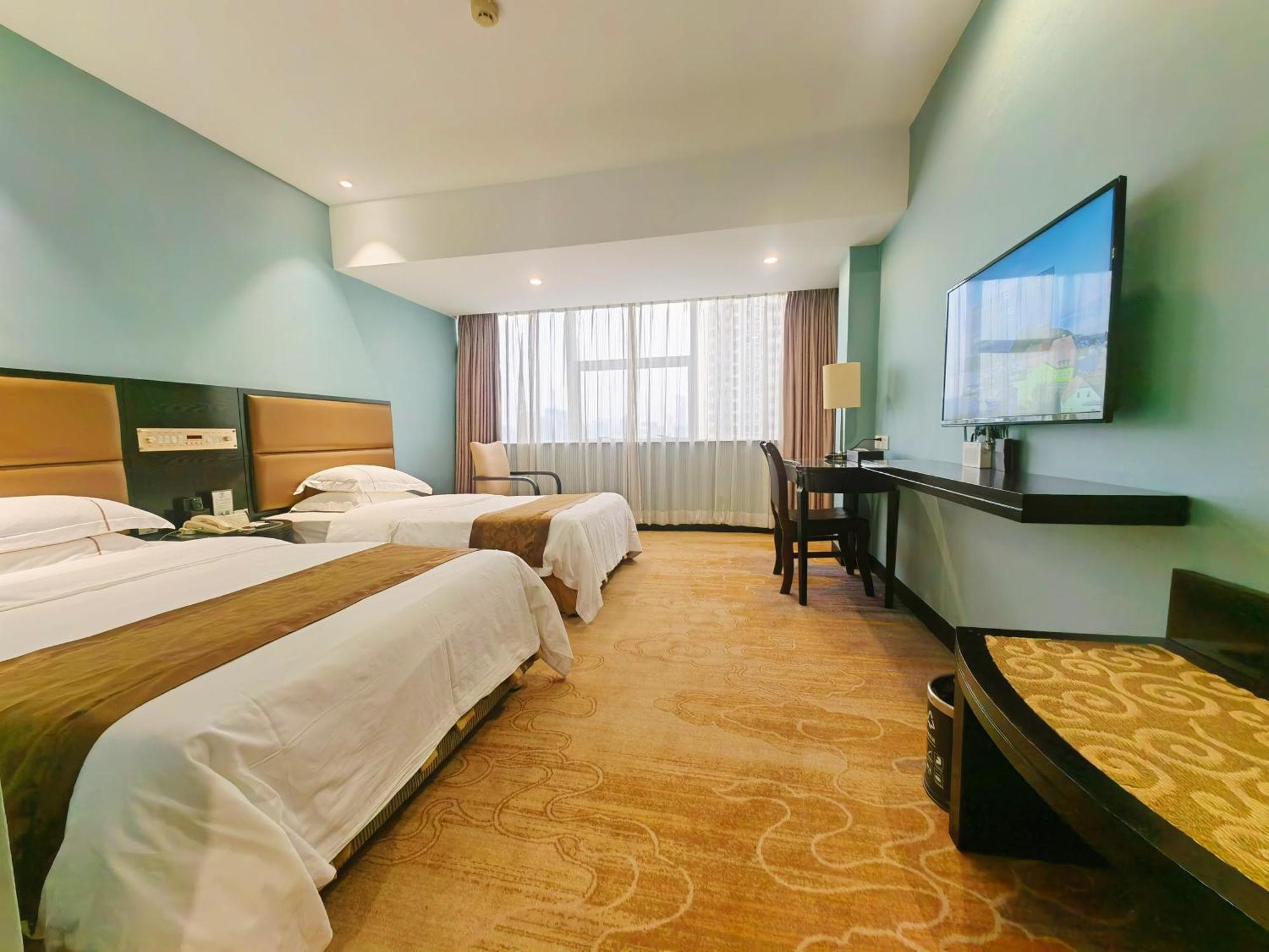 Skyline Plaza Hotel Guangzhou Exterior foto