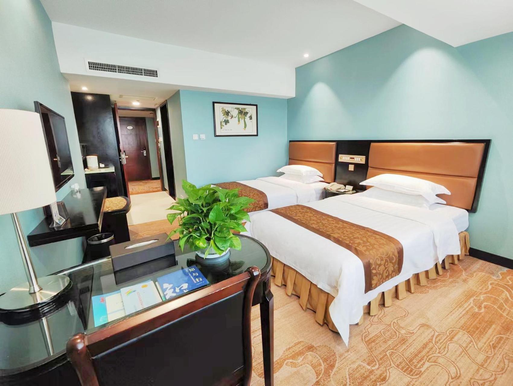Skyline Plaza Hotel Guangzhou Exterior foto
