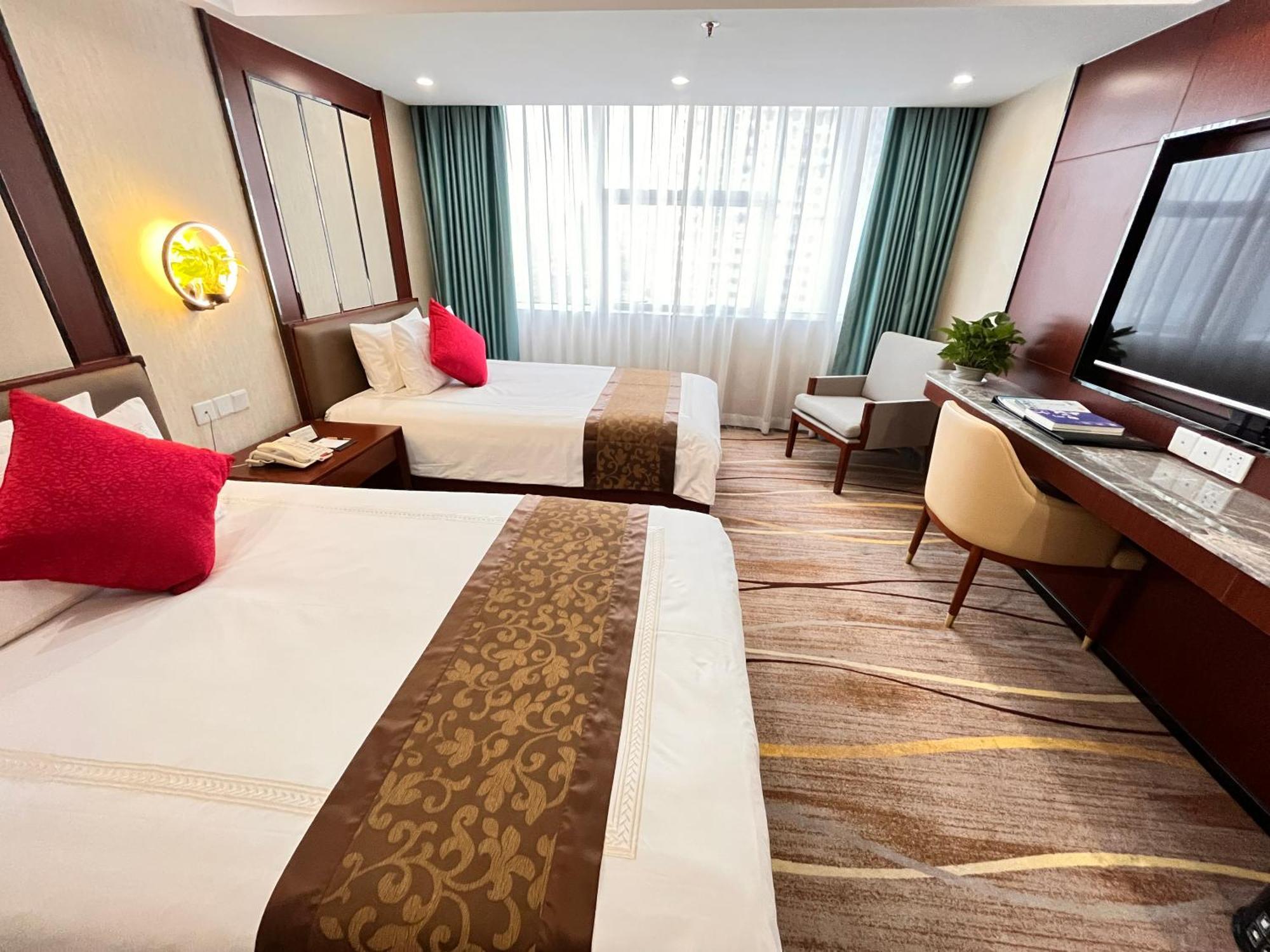 Skyline Plaza Hotel Guangzhou Exterior foto