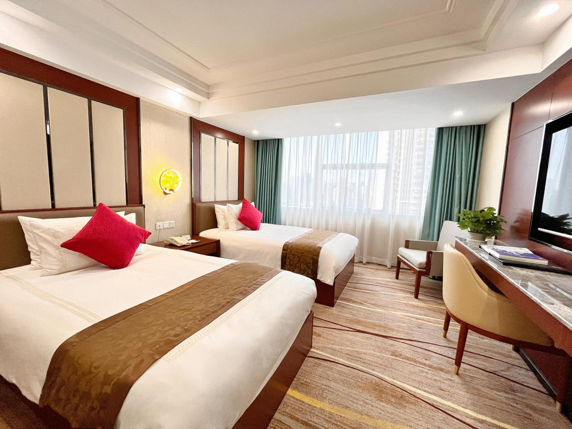 Skyline Plaza Hotel Guangzhou Exterior foto